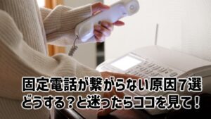 固定電話機のダイヤルを入力する女性
